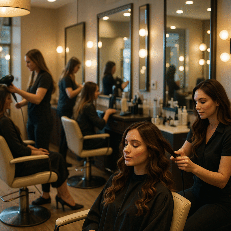Beauty salon services