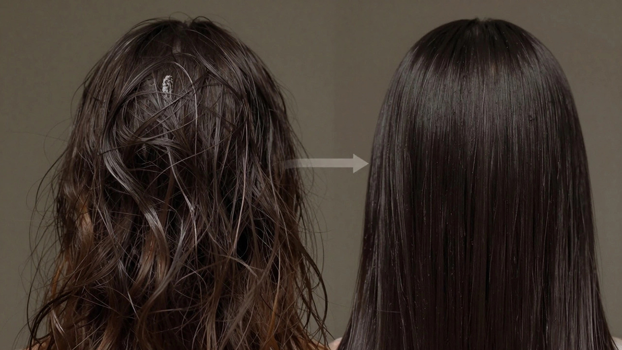 Before & After Hair Treatment