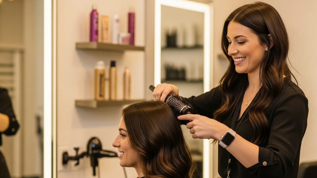 professional haircut