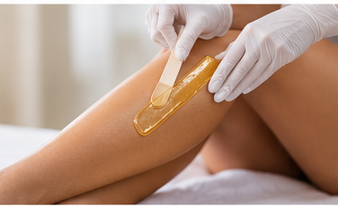 Legs waxing